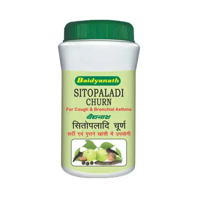 Baidyanath Sitopaladi Churna (1 Bottle of 60 gm Churna)