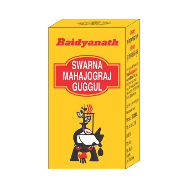 Baidyanath Swarna Mahajograj Guggulu (1 Bottle of 25 tablets)