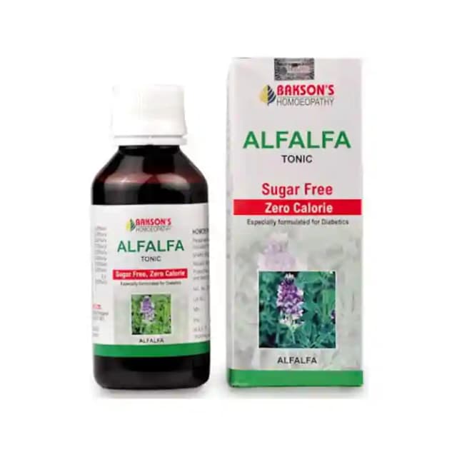 Baksons Alfalfa Tonic Sugar Free (1 Bottle of 115 ml Tonic)