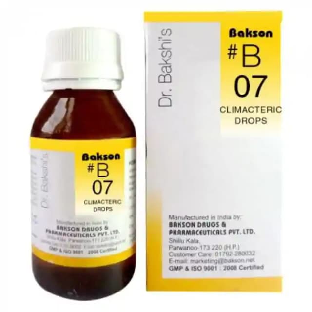 Baksons B07 Climacteric Drop (1 Bottle of 30 ml Drop)