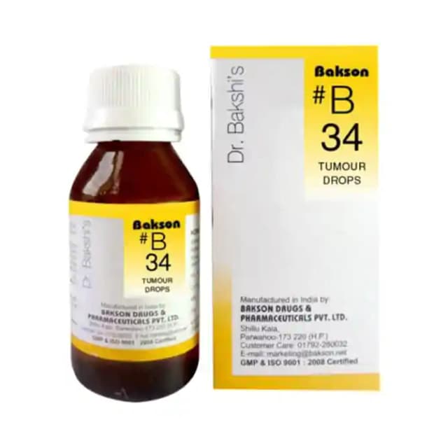 Baksons B34 Tumour Drop (1 Bottle of 30 ml Drop)