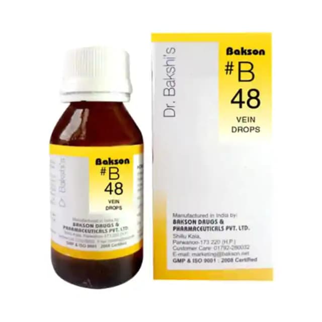 Baksons B48 Vein Drop (1 Bottle of 30 ml Drop)