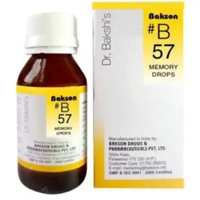 Baksons B57 Memory Drop (1 Bottle of 30 ml Drop)
