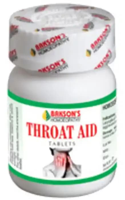 Baksons Throat Aid (1 Bottle of 75 tablets)