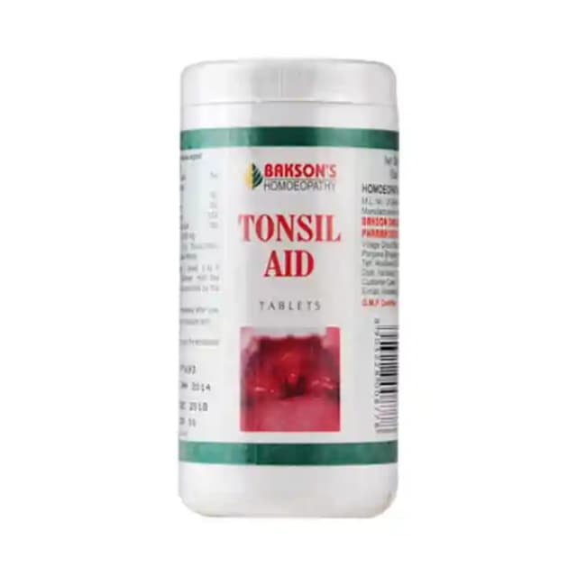 Baksons Tonsil Aid (1 Bottle of 200 tablets)