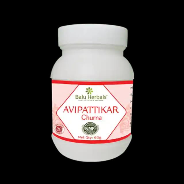 Balu Herbals Avipatikara Churna (1 Bottle of 60 gm Churna)
