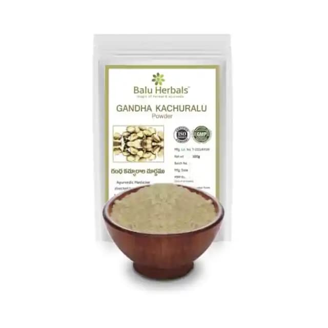 Balu Herbals Gandha Kachuralu Powder (1 Packet Of 100 gm Powder)