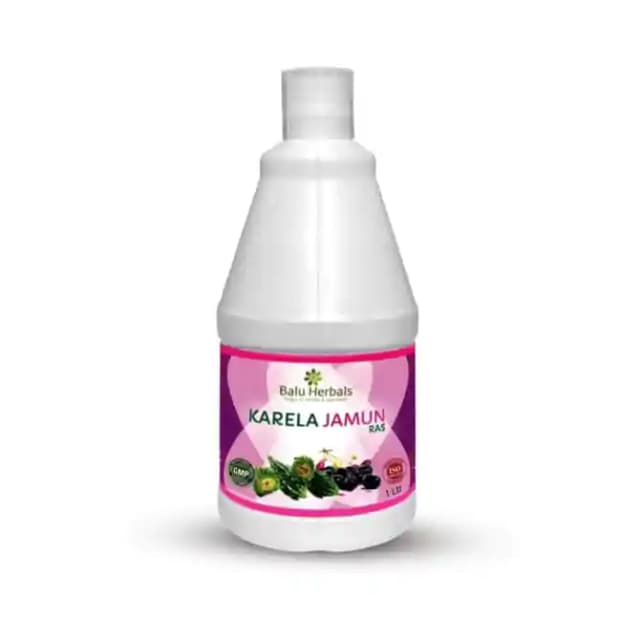 Balu Herbals Karela Jamun Ras (1 Bottle of 1 Ltr Juice)