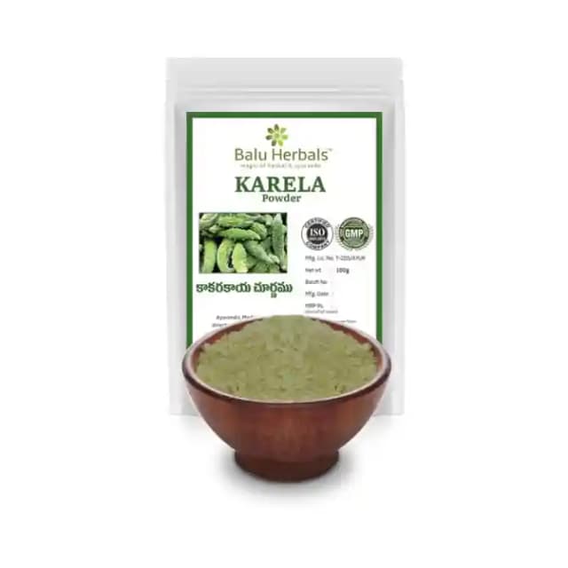 Balu Herbals Karela Powder (1 Packet Of 100 gm Powder)