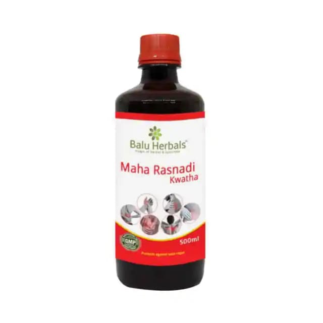 Balu Herbals Maha Rasnadi Kwatha (1 Bottle of 500 ml Liquid)