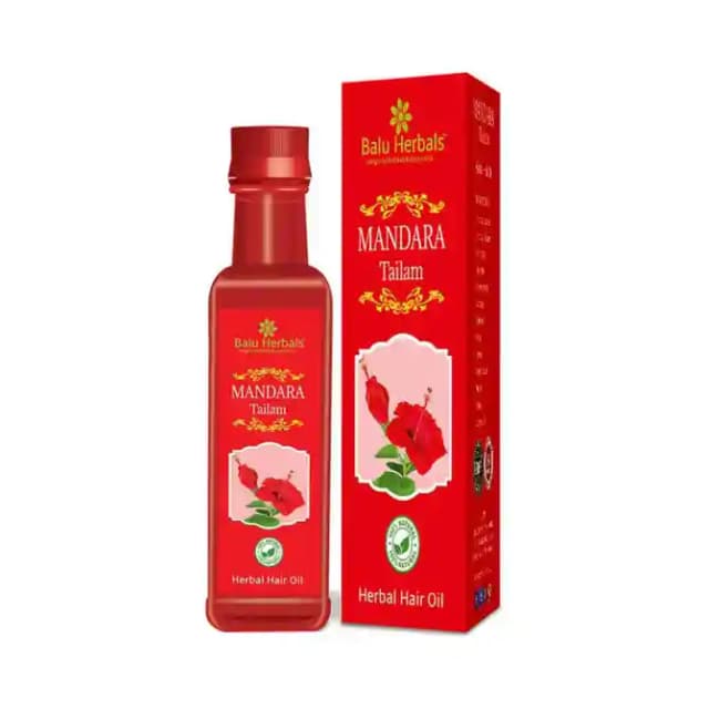 Balu Herbals Mandara Tailam (1 Bottle of 200 ml Oil)
