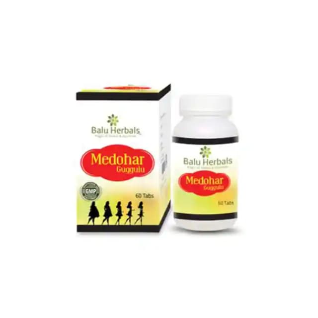 Balu Herbals Medohar Guggulu (1 Bottle of 60 tablets)