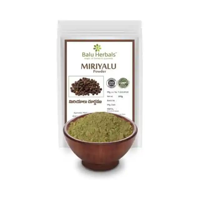Balu Herbals Miriyalu Powder (1 Packet Of 100 gm Powder)