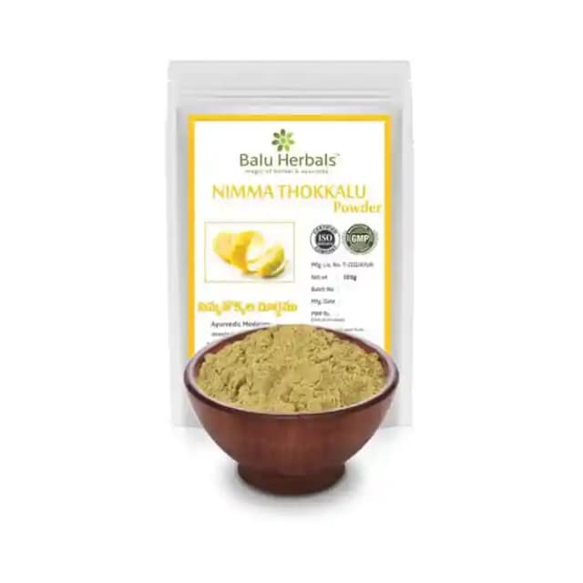 Balu Herbals Nimma Thokkalu Powder (1 Packet Of 100 gm Powder)