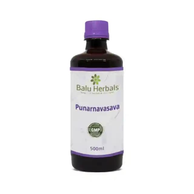 Balu Herbals Punarnavasava (1 Bottle of 500 ml Liquid)
