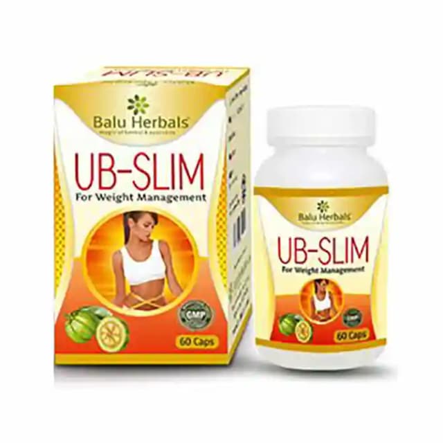Balu Herbals UB Slim (1 Bottle of 60 capsules)