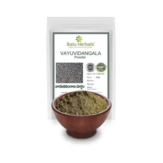 Balu Herbals Vayuvidangala Powder (1 Packet Of 100 gm Powder)