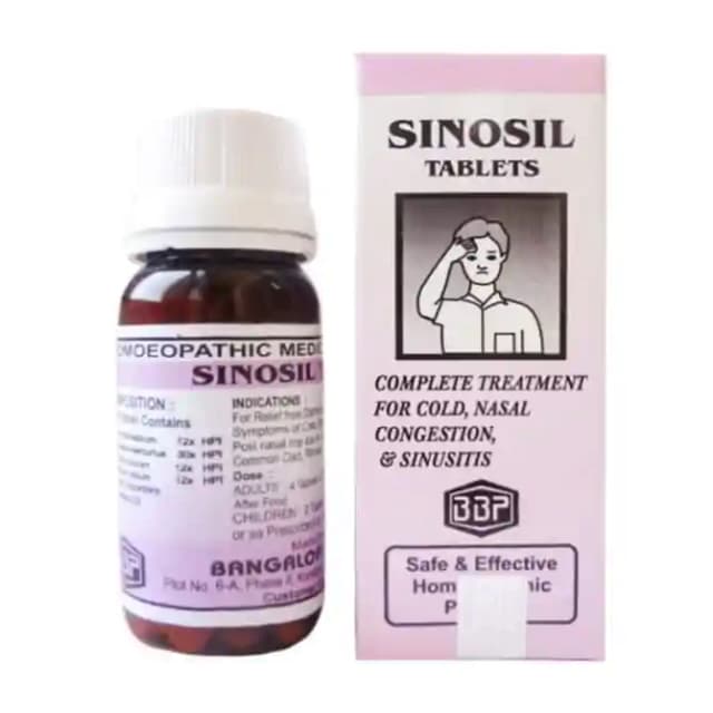 Bangalore Bio Plasgens Sinosil (1 Bottle of 25 gm tablets)