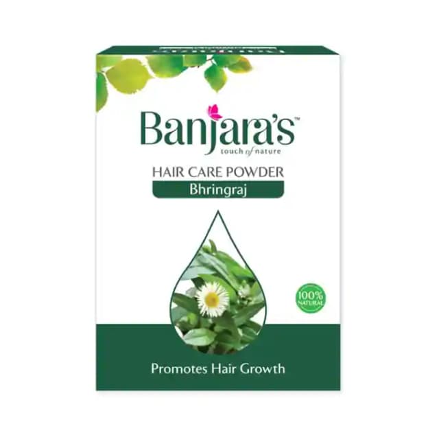Banjaras Hair Care Powder Bhringraj (1 Box Of 100 gm Powder)