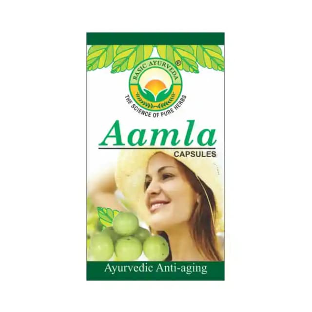Basic Ayurveda Aamla (1 Bottle of 40 capsules)