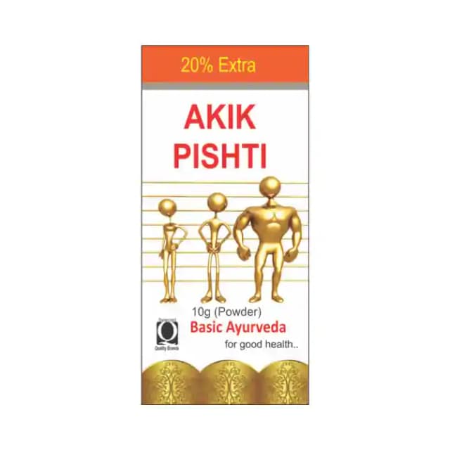 Basic Ayurveda Akik Pishti (1 Bottle of 10 gm Powder)