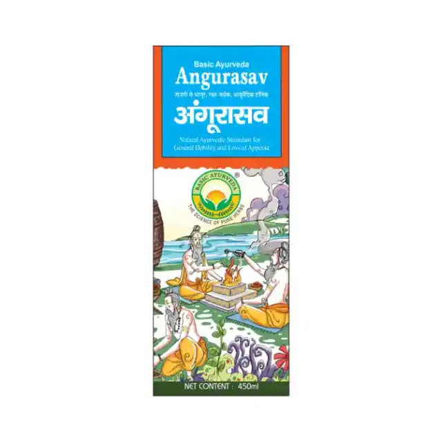 Basic Ayurveda Angurasav (1 Bottle of 450 ml Liquid)