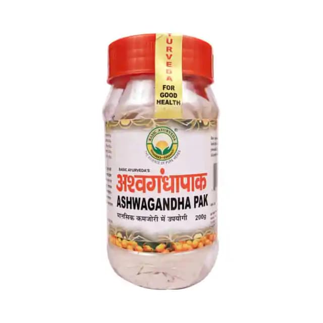 Basic Ayurveda Ashwagandha Pak (1 Jar Of 200 gm Paste)