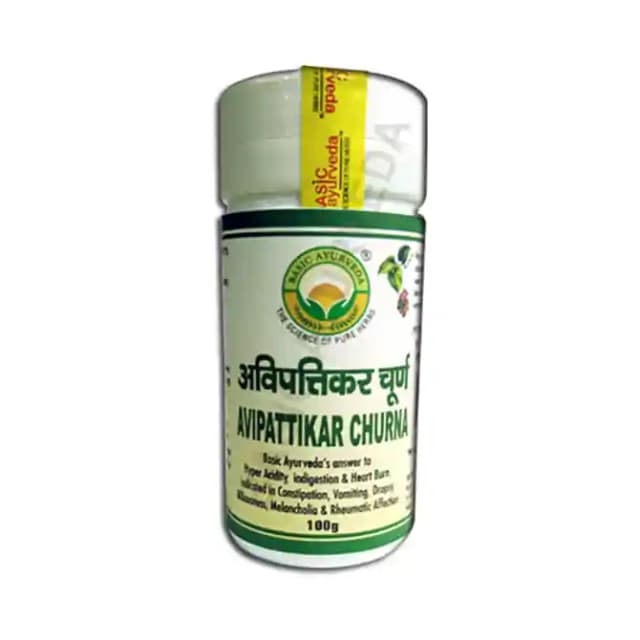 Basic Ayurveda Avipattikar Churna (1 Jar Of 100 gm Churna)