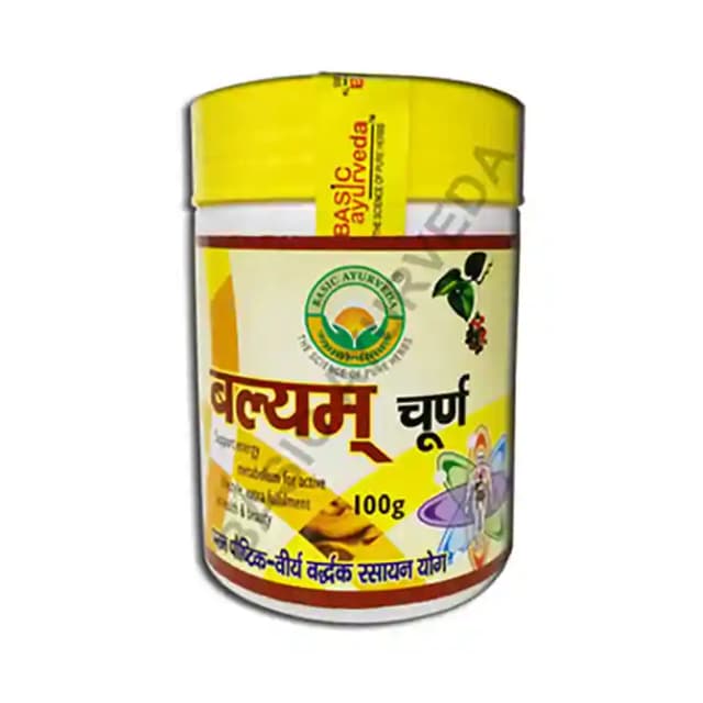 Basic Ayurveda Balyam Churna (1 Bottle of 100 gm Churna)