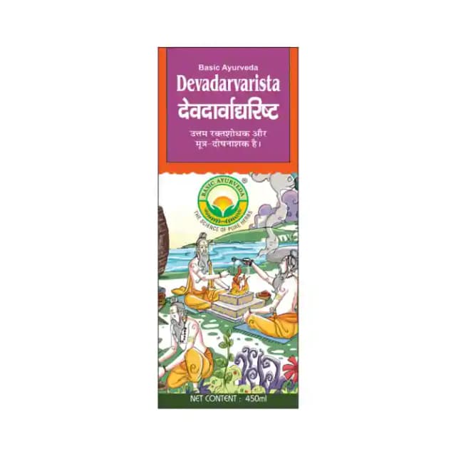 Basic Ayurveda Devadarvarista (1 Bottle of 450 ml Liquid)