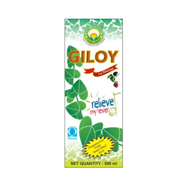 Basic Ayurveda Giloy Ka Sharbat (1 Bottle of 500 ml Liquid)
