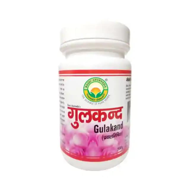 Basic Ayurveda Gulkand (1 Bottle of 500 gm Liquid)