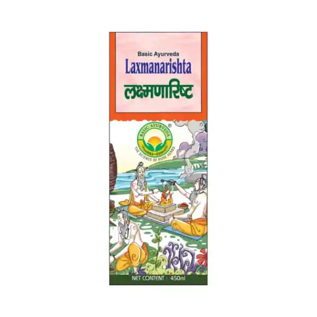 Basic Ayurveda Lakshmanarishta (1 Bottle of 450 ml Liquid)