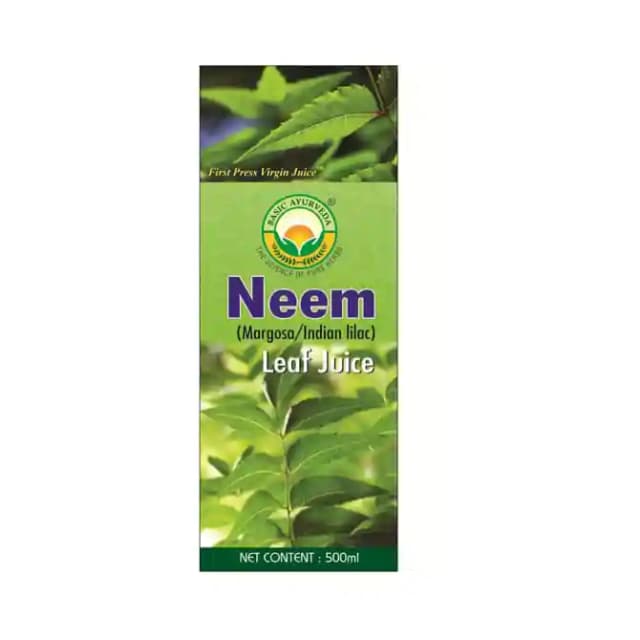 Basic Ayurveda Neem Leaf Juice (1 Bottle of 500 ml Juice)