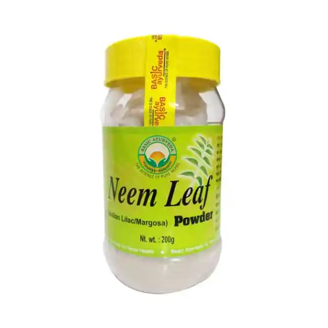 Basic Ayurveda Neem Leaf Powder (1 Box Of 200 gm Powder)