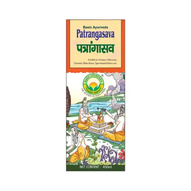 Basic Ayurveda Patrangasava (1 Bottle of 450 ml Liquid)