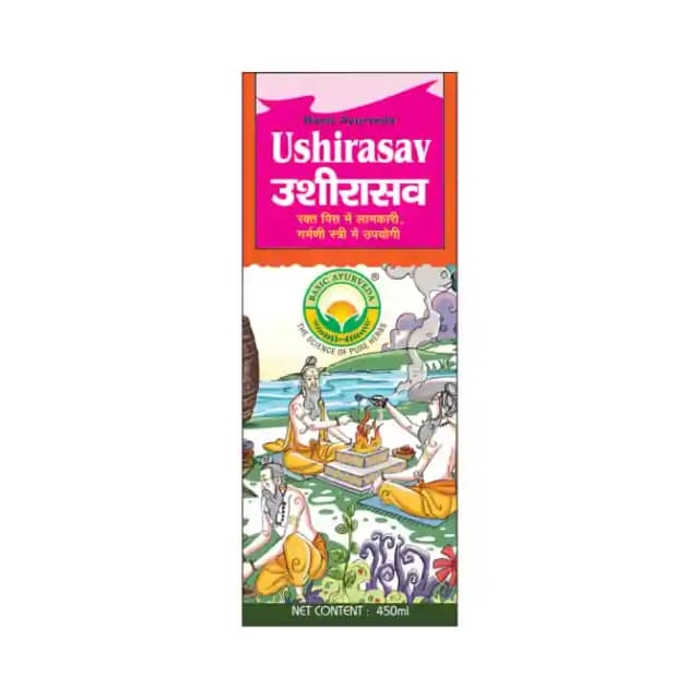 Basic Ayurveda Ushirasav (1 Bottle of 450 ml Liquid)