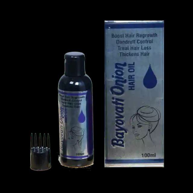 Bayovati Onion Hair Oil (1 Bottle of 100 ml Oil)