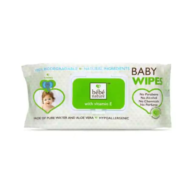Bebe Nature Baby Wipes (1 Packet Of 72 wipes)
