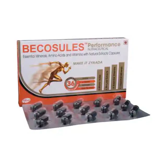 Becosules Performance (15 Capsules in 1 strip)
