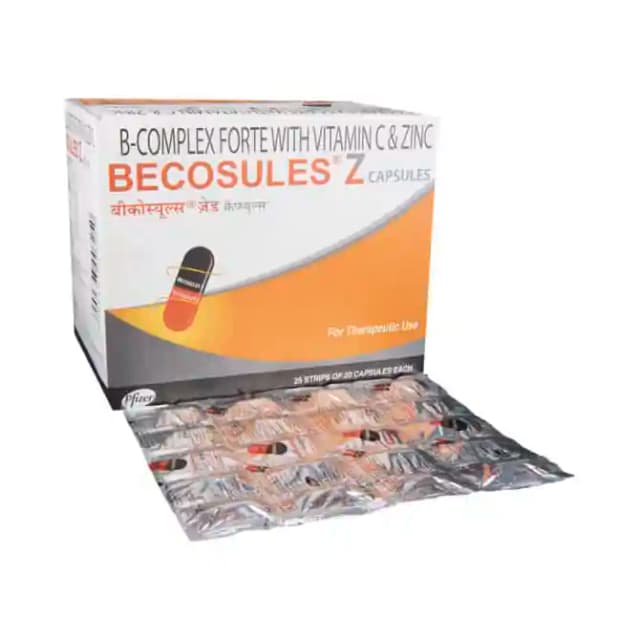 Becosules Z (20 Capsules in 1 Strip)