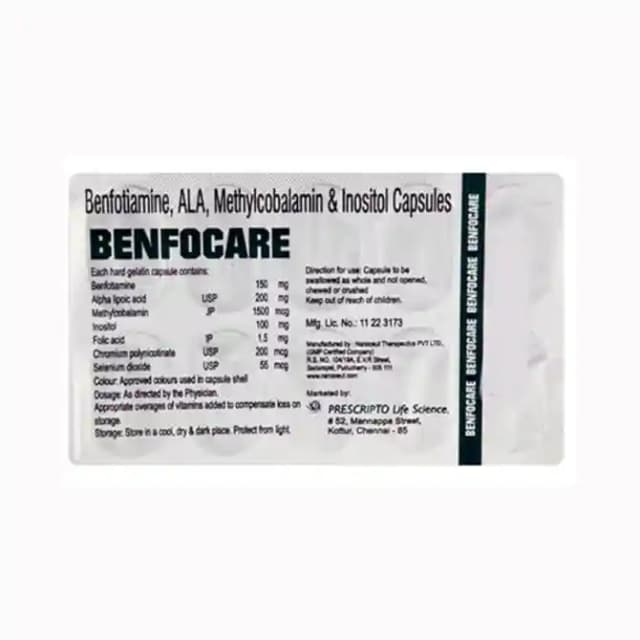 Benfocare (1 Strip Of 10 capsules)