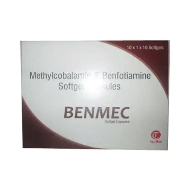Benmec Softgel (1 Strip Of 10 capsules)