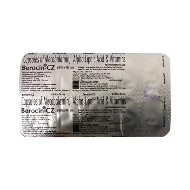 Berocin CZ (1 Strip Of 10 capsules)