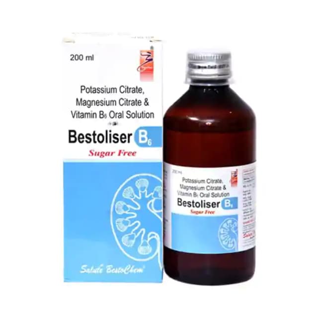 Bestoliser B6 Oral Solution (1 Bottle of 200 ml Oral Solution)