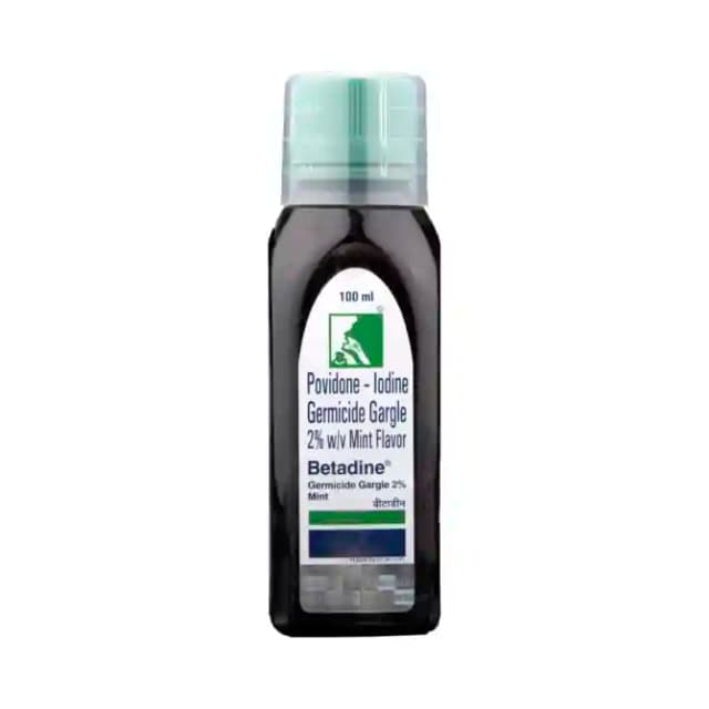 Betadine 2% Gargle Mint Large (100 ml in 1 bottle)