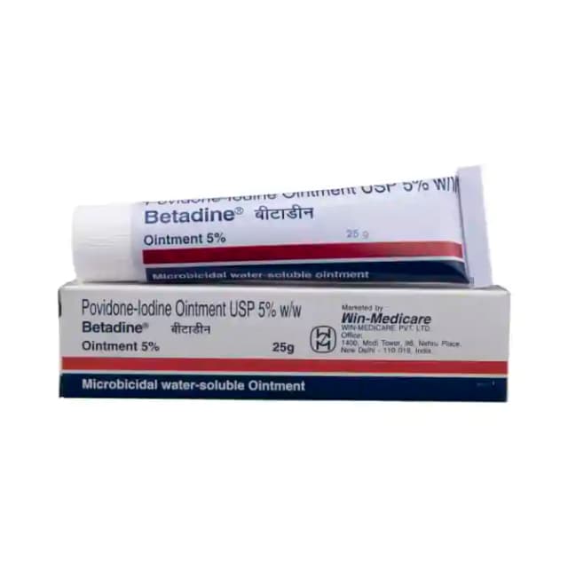 Betadine 5% Ointment Small (25 gm in 1 tube)