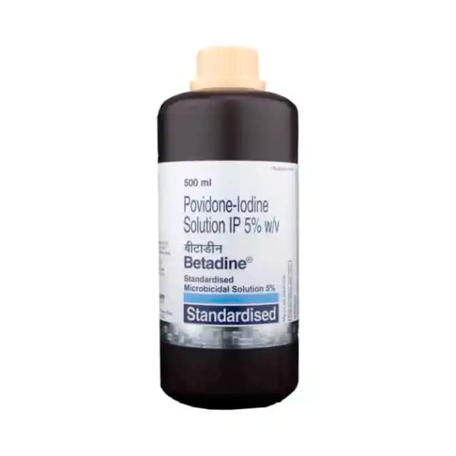 Betadine 5 % Solution Large (500 ml in 1 bottle)