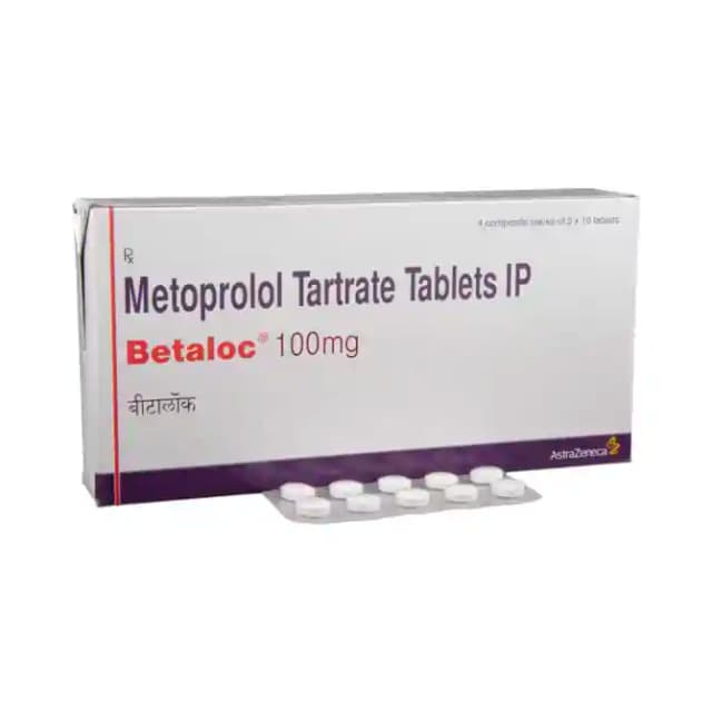 Betaloc 100mg (10 tablets in 1 strip)