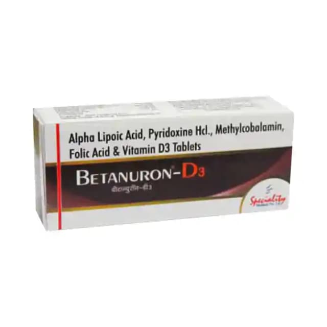 Betanuron D3 (1 Strip Of 10 tablets)